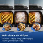 Philips Airfryer 5000 Series Dual Basket Heißluftfritteuse mit Dampfgar-Funktion & 2 Körben – Bild 2