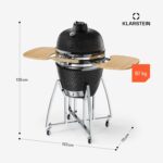 Wagyu 40cm Kamado Grill​ Schwarz – Bild 5