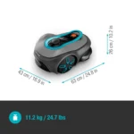 Mähroboter smart SILENO free 800 m² Set + gratis Zwischenstecker + gratis Garage – Bild 7