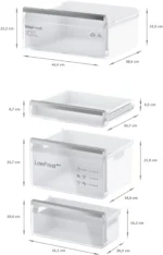 Serie 4 Einbau-Kühl-Gefrier-Kombination mit Gefrierbereich unten 177.2 x 54.1 cm Schleppscharnier – Bild 6
