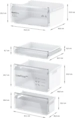 Serie 2 Einbau-Kühl-Gefrier-Kombination mit Gefrierbereich unten 177.2 x 54.1 cm Schleppscharnier – Bild 7