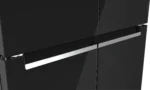 Serie 4 Kühl-Gefrierkombination mehrtürig, Glasfront 189.5 x 85.5 cm Schwarz, Total No Frost – Bild 8