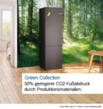 Serie 4 Freistehende Kühl-Gefrier-Kombination mit Gefrierbereich unten 203 x 60 cm Anthracite Steel, Green Collection, Total No Frost – Bild 13