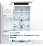 Serie 2 Einbau-Kühl-Gefrier-Kombination mit Gefrierbereich unten 177.2 x 54.1 cm Schleppscharnier – Bild 10