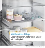 Serie 6 Kühl-Gefrier-Kombination, mehrtürig 183 x 90.5 cm Edelstahl – Bild 15