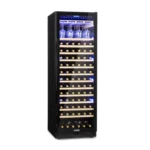 Vinovilla 59,5cm 165 Flaschen Unterbau-Weinkühlschrank Schwarz