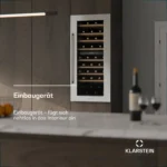 Vinsider 59,2cm 79 Flaschen Einbau-Weinkühlschrank​ 2 Zonen Silber – Bild 3