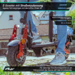 E-Scooter Street 40 Pro Elektro Roller mit Straßenzulassung klappbar (E Scooter, E Roller, Elektro Roller), EScooter mit Straßenzulassung, Elektroroller mit Gepäckkorb, E Scooter – Bild 3
