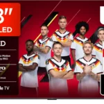 TCL 98T8C 98 Inch QLED 4K HDR Ultra HD TV, Smart TV with Google TV (Dolby Vision Atmos, 144Hz Motion Clarity Pro, Game Bar, ALLM, FreeSync, Onkyo 2.1 Sound, Voice Control)