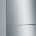 Serie 6 Freistehende Kühl-Gefrier-Kombination mit Gefrierbereich unten 186 x 60 cm Metall-Optik