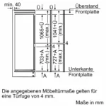 Serie 6 Einbau-Kühl-Gefrier-Kombination mit Gefrierbereich unten 177.2 x 55.8 cm Flachscharnier mit Softeinzug – Bild 13