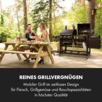 Kingsville Smoker Kombigrill Gas Kohle – Bild 2