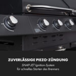 Kingsville Smoker Kombigrill Gas Kohle – Bild 5
