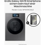 Samsung WF90F09C4SU2 Waschmaschine mit automatischer Waschmittel – Bild 2